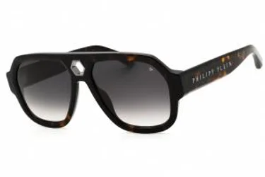 Philipp Plein SPP143 0722 Sunglasses Shiny Havana 58mm