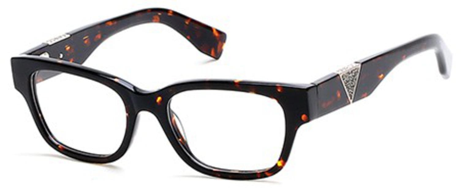 Guess GU2576 052 GU 2576 Eyeglasses Brown 51mm Women