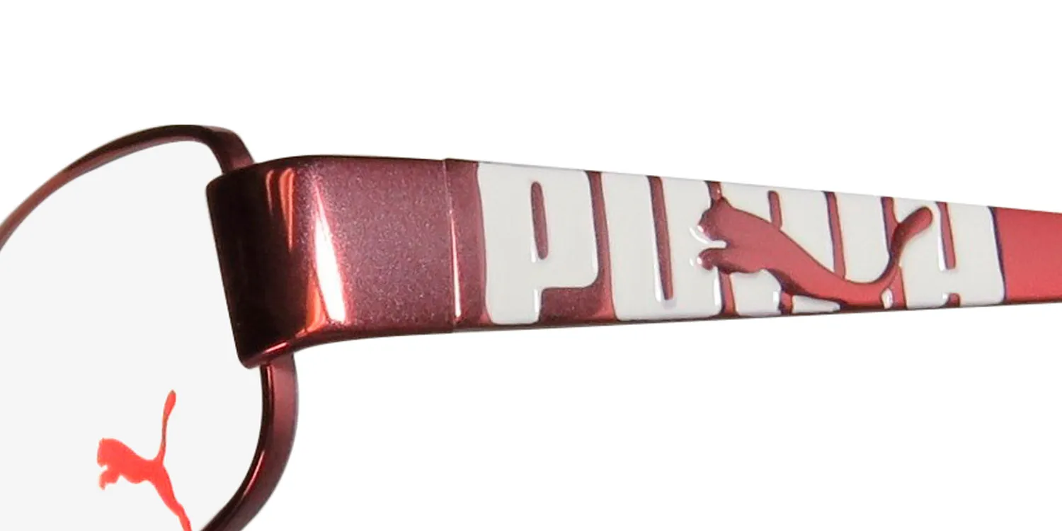 Puma 15244 Tavarua re Eyeglasses Red 50mm Unisex 6