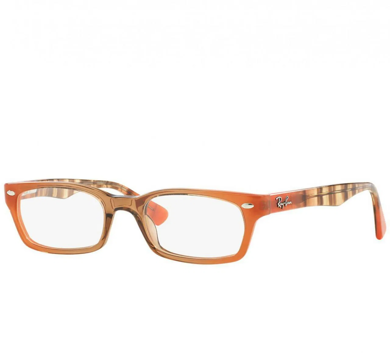 Ray-Ban RB5150 5487 Eyeglasses Peach/brown 48mm Unisex