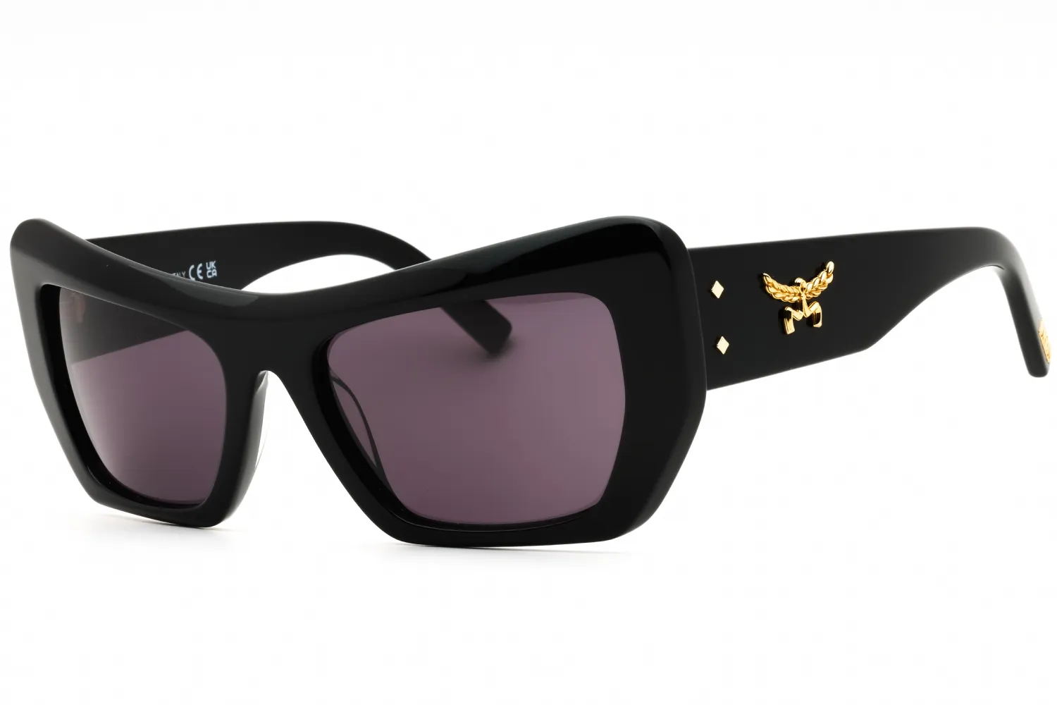 MCM MW0003 01A Sunglasses Shiny Black 55mm Women