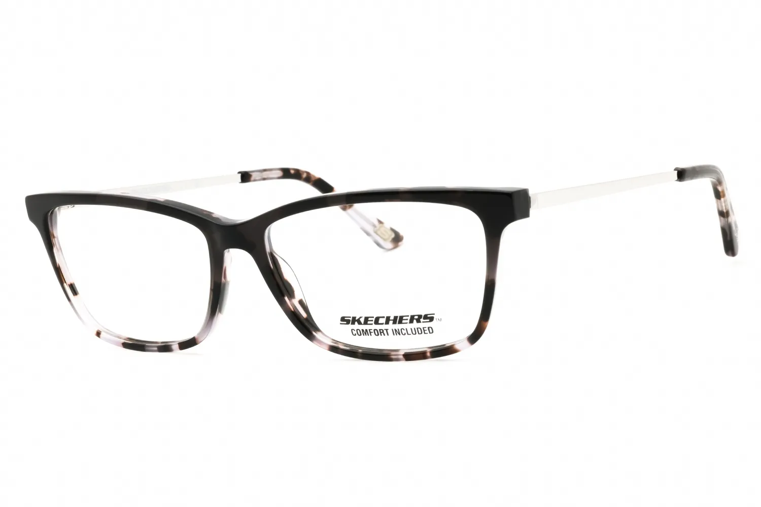Skechers SE50033 001 Eyeglasses Shiny Black 53mm Women