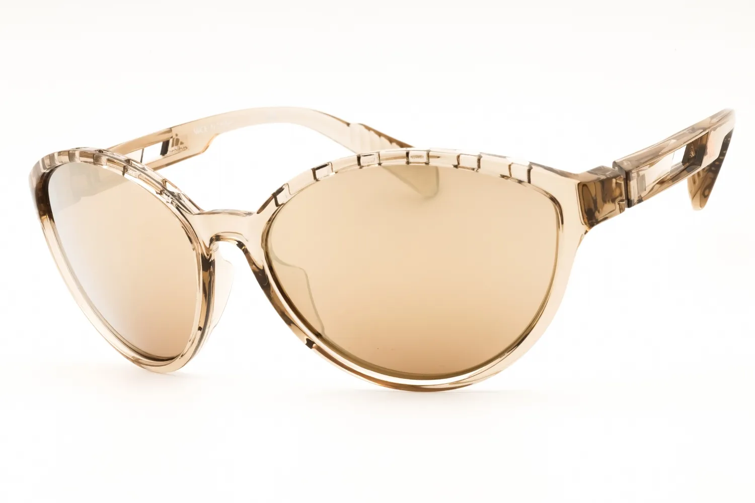 Adidas SP0012 45G Sunglasses Shiny Light Brown 61mm Women