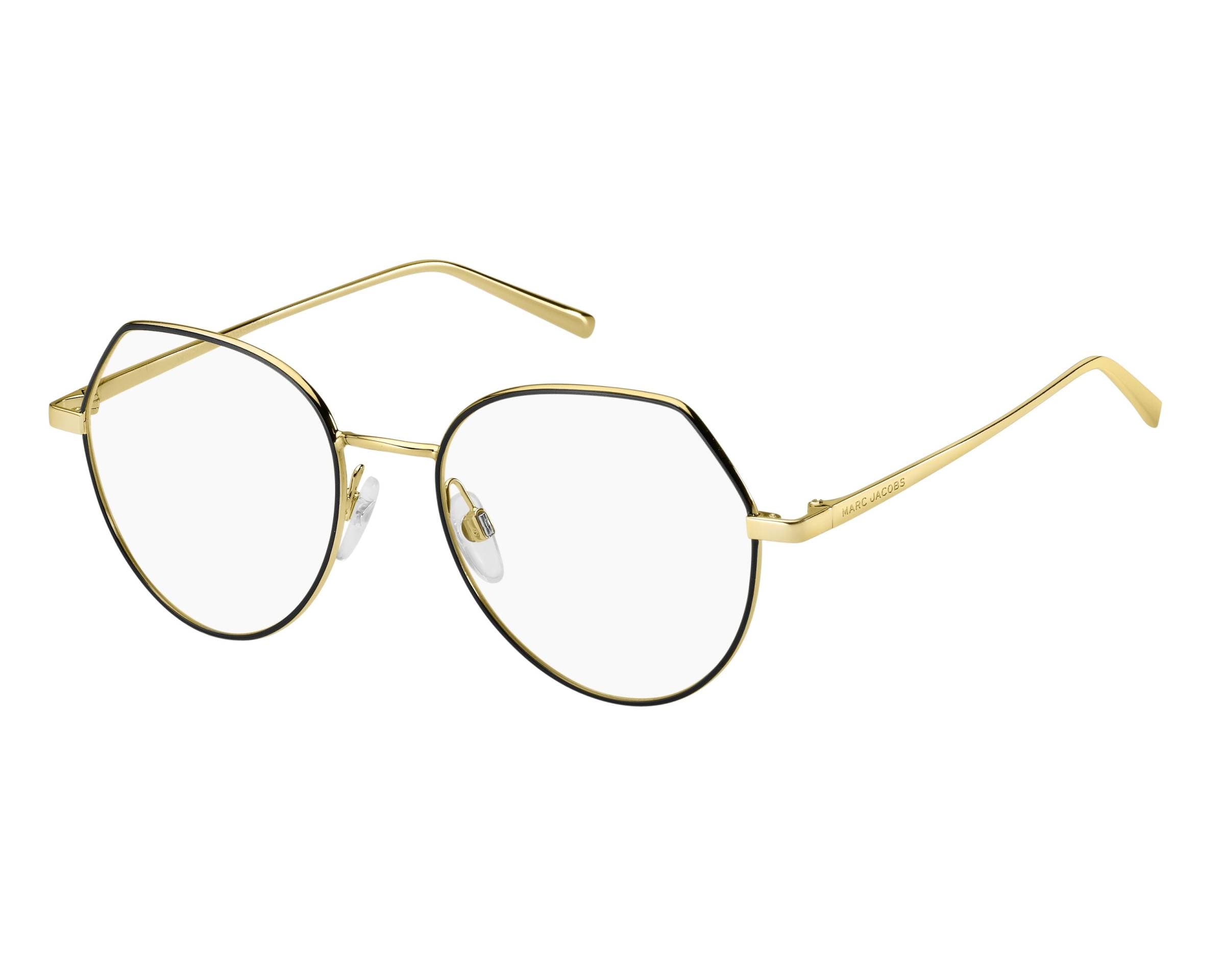 Marc Jacobs 475 2M2 Eyeglasses Black Gold 52mm Women