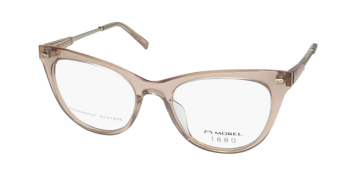 Morel 1880 60124m pd06 Eyeglasses Pink Transparent 51mm