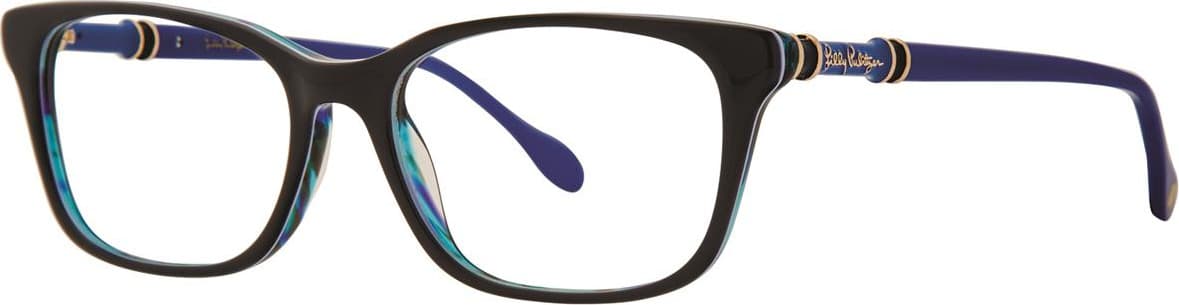 Lilly Pulitzer Bailey Eyeglasses Sky Tortoise 50mm Women