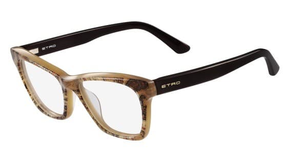 Etro ET2626 211 Eyeglasses Brown Paisley 52mm Women