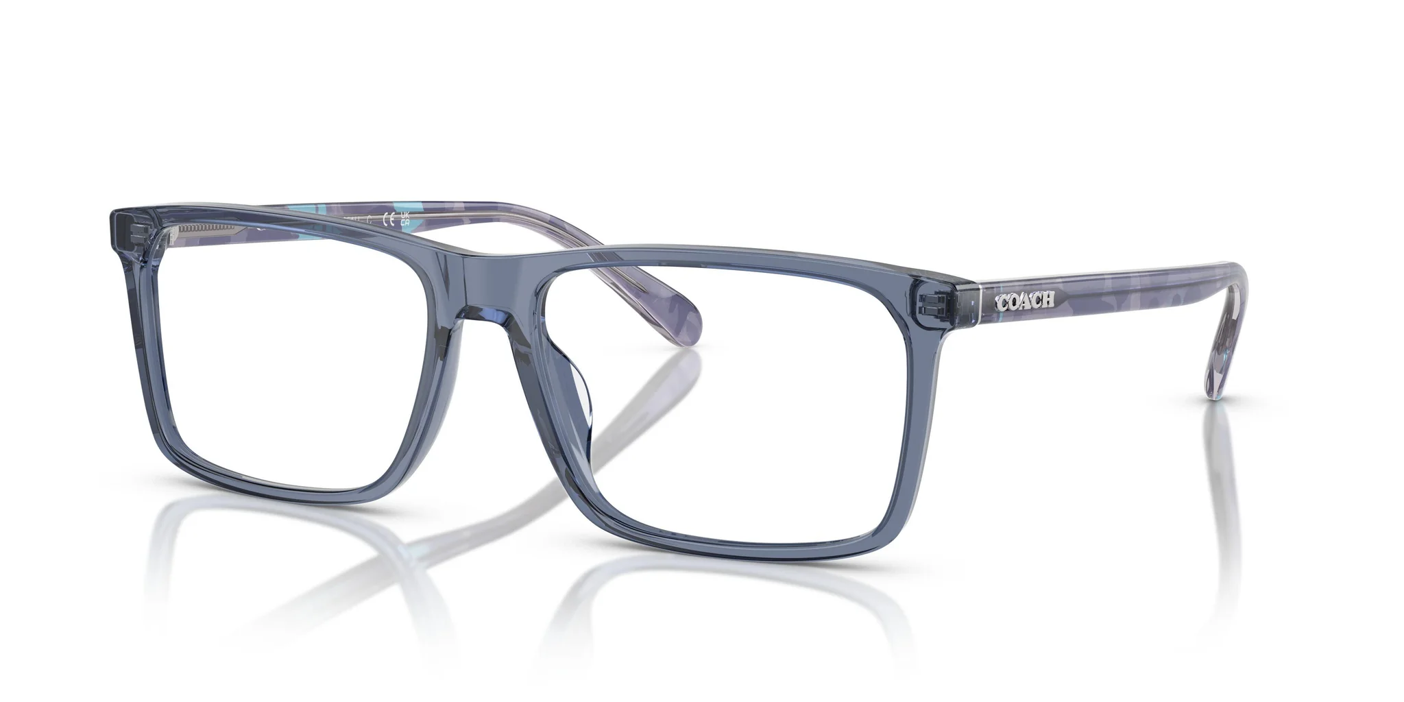 Coach 0HC6251U 5820 Eyeglasses Transparent Blue 55mm Men