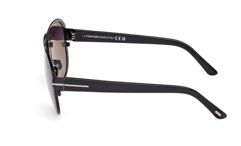 Tom Ford FT1072 01B Sunglasses Black 64mm Men 3