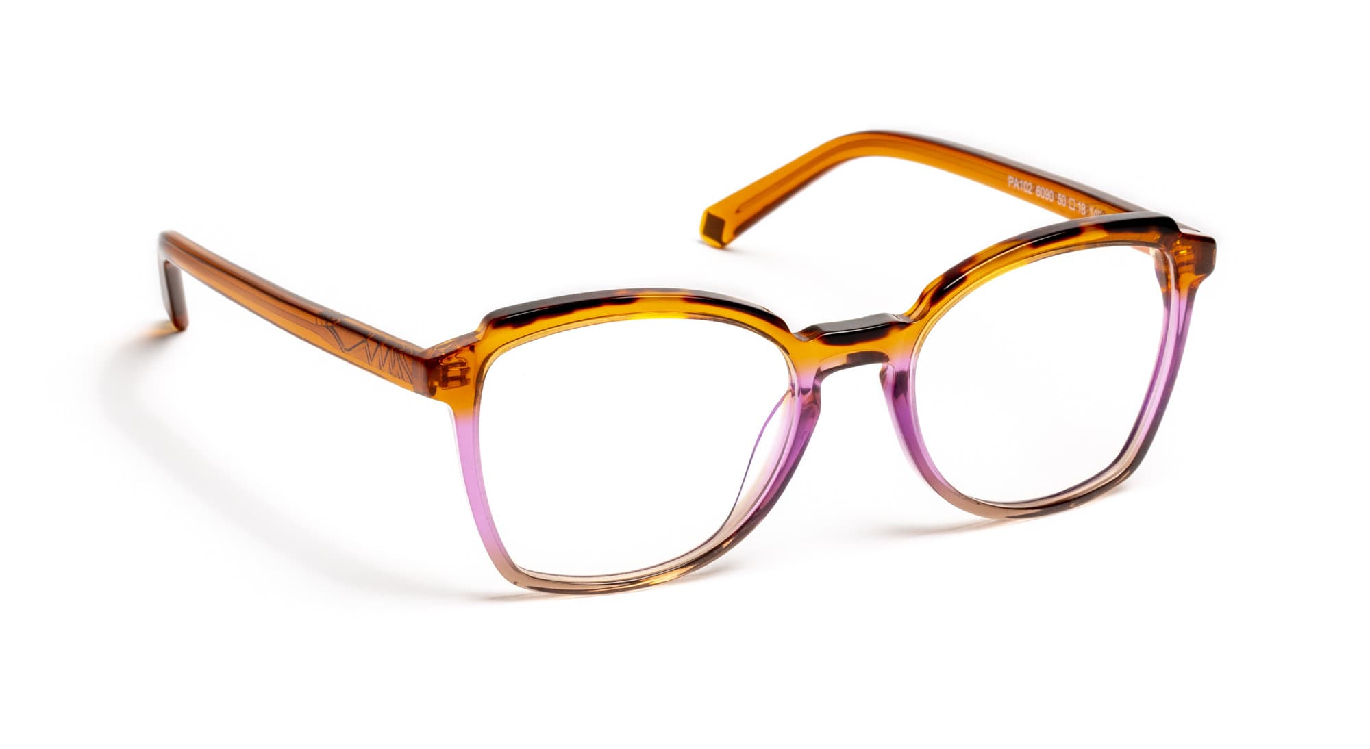 J.F. Rey Petite PA102 6090 Eyeglasses Gradient Orange 50mm Women