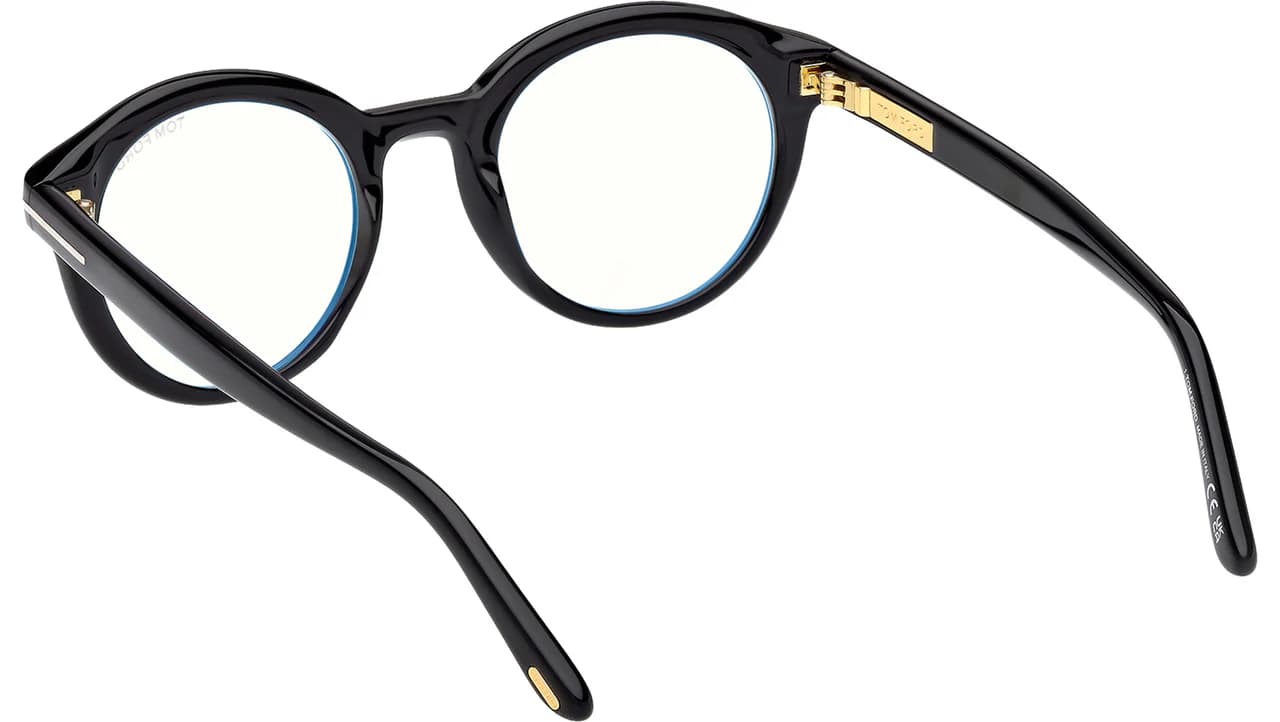 Tom Ford FT6061B 001 Eyeglasses Shiny Black 50mm Unisex 3
