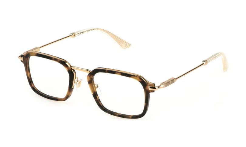 Police VPLL73 300Y Eyeglasses Shiny Rose Gold 50mm Men