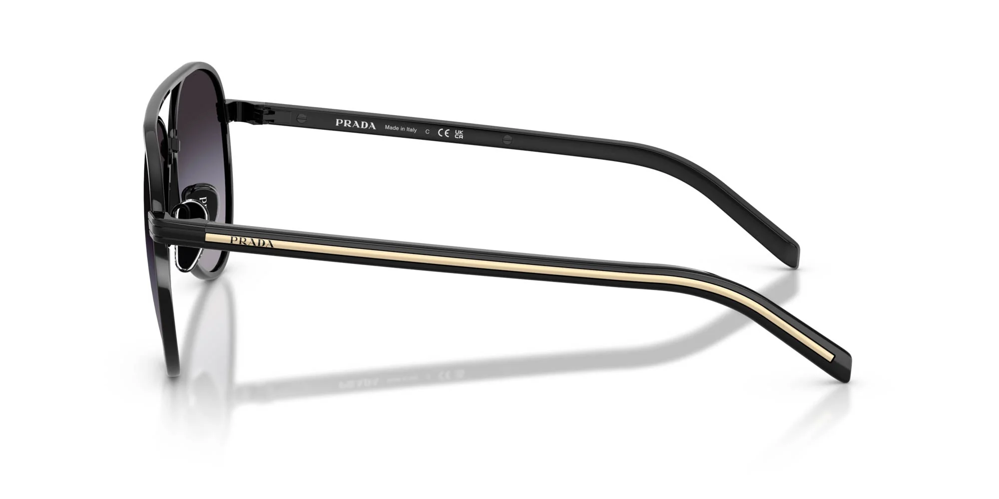 Prada 0PR B57S AAV90A Sunglasses Black 56mm Women 3