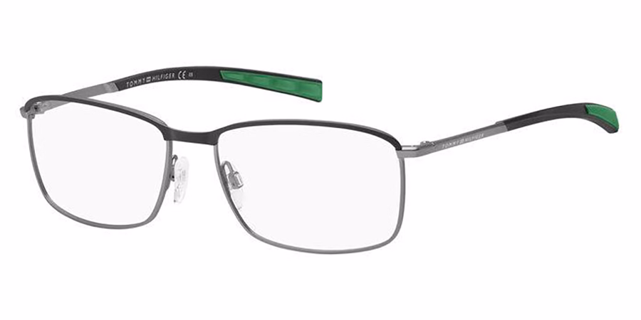 Tommy Hilfiger TH 1954 02QX Eyeglasses Grey Ruthenium 56mm Men