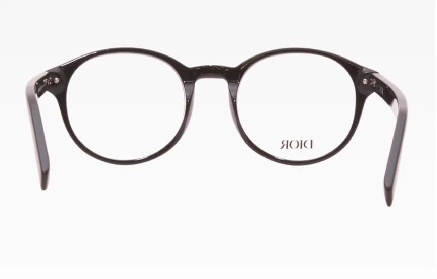 Dior DiorBlackSuitO RI 1000 Eyeglasses Shiny Black 51mm Women 2