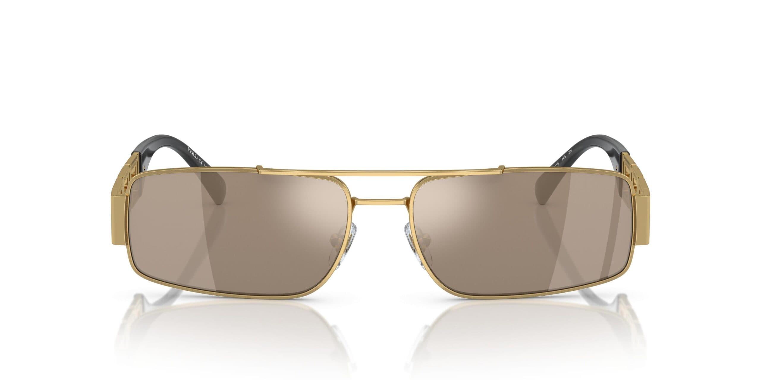 Versace 0VE2257 10025A Sunglasses Gold 60mm Men 2