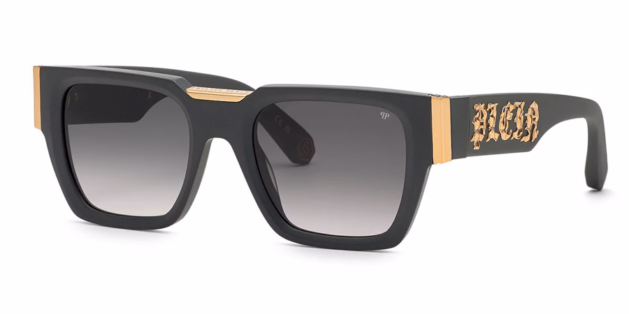 Philipp Plein SPP095M 0L46 Sunglasses Matte Dark Grey 52mm Women