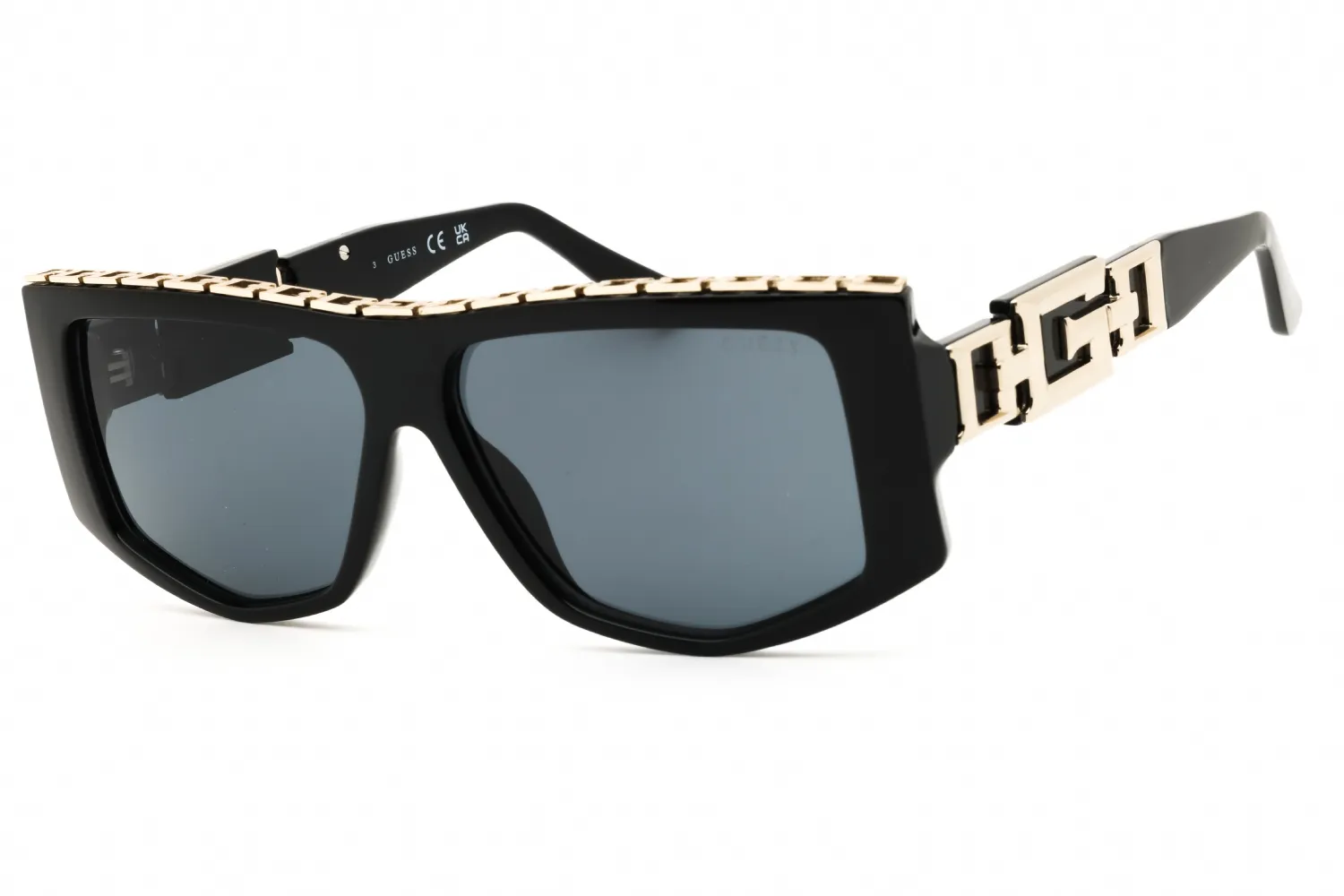 Guess GU7914 01A Sunglasses Shiny Black 58mm Women