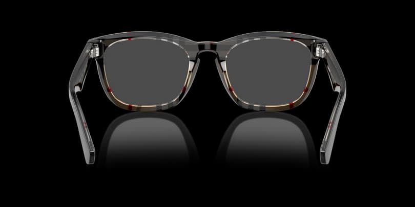 Burberry 0BE2417 4121 Eyeglasses Black On Vintage Checkered 51mm Men 4