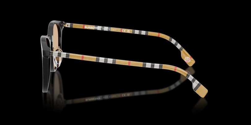 Burberry 0BE4380D 385373 Sunglasses Black 51mm Women 3