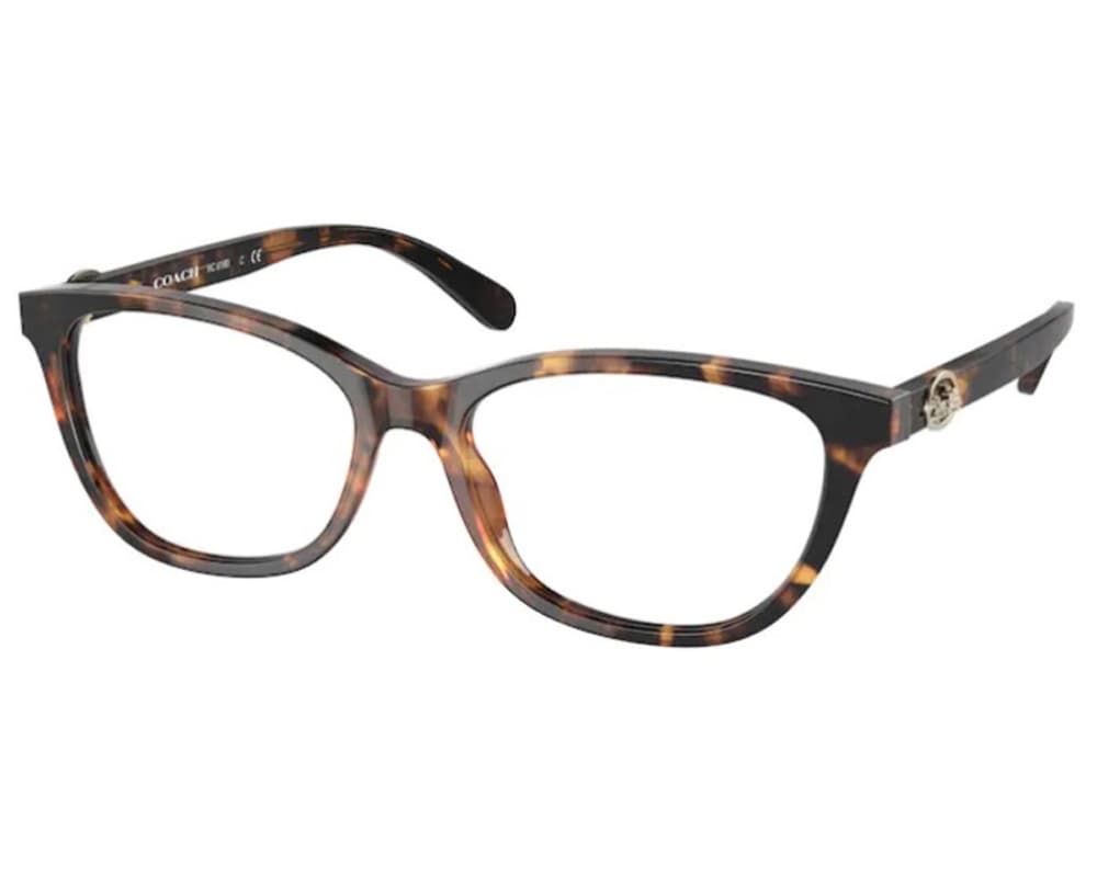 Coach 0HC6180 5664 Eyeglasses Milky Amber Tortoise 52mm Women