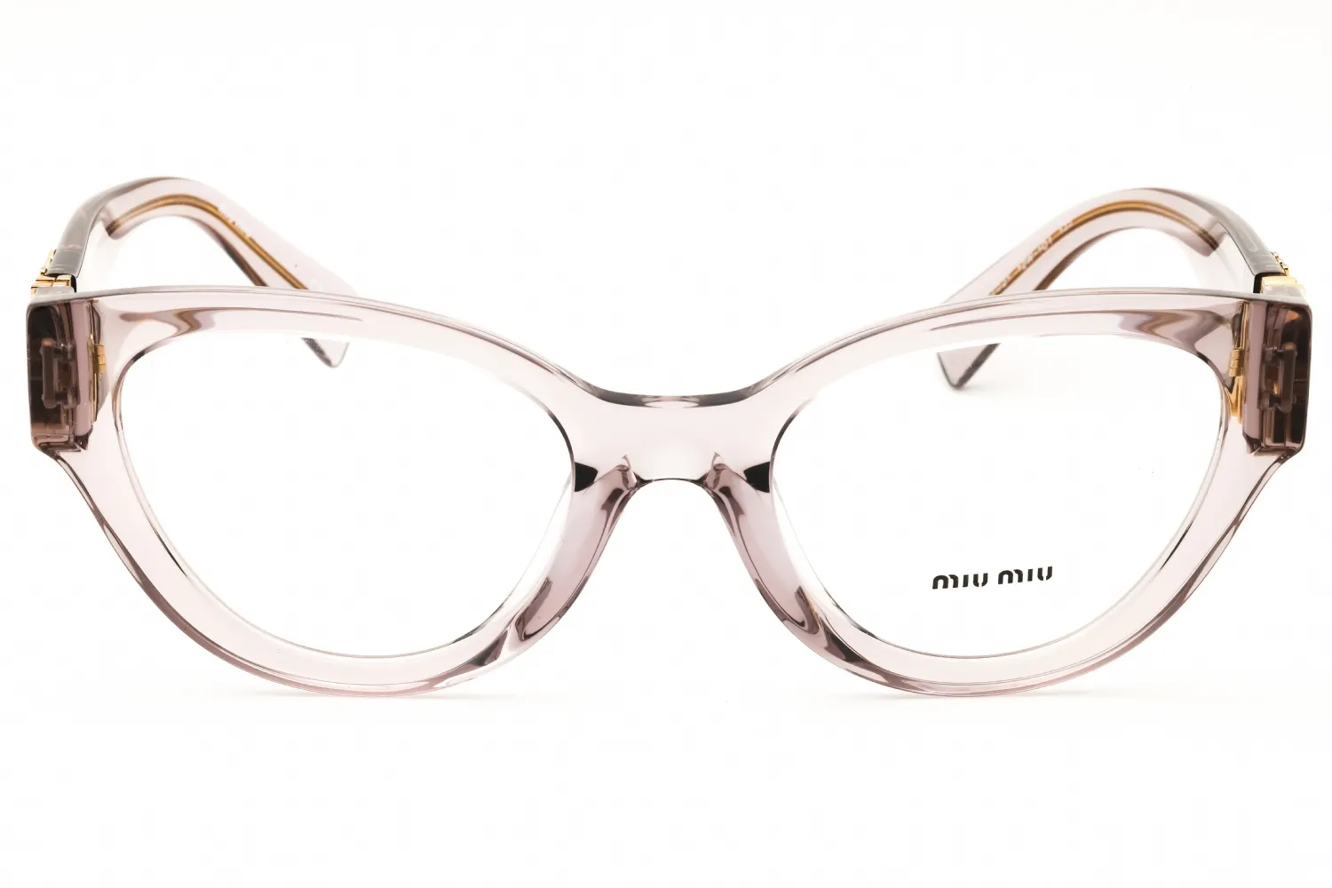 Miu Miu 0MU 01VV 12W1O1 Eyeglasses Transparent Mauve 52mm Women 2