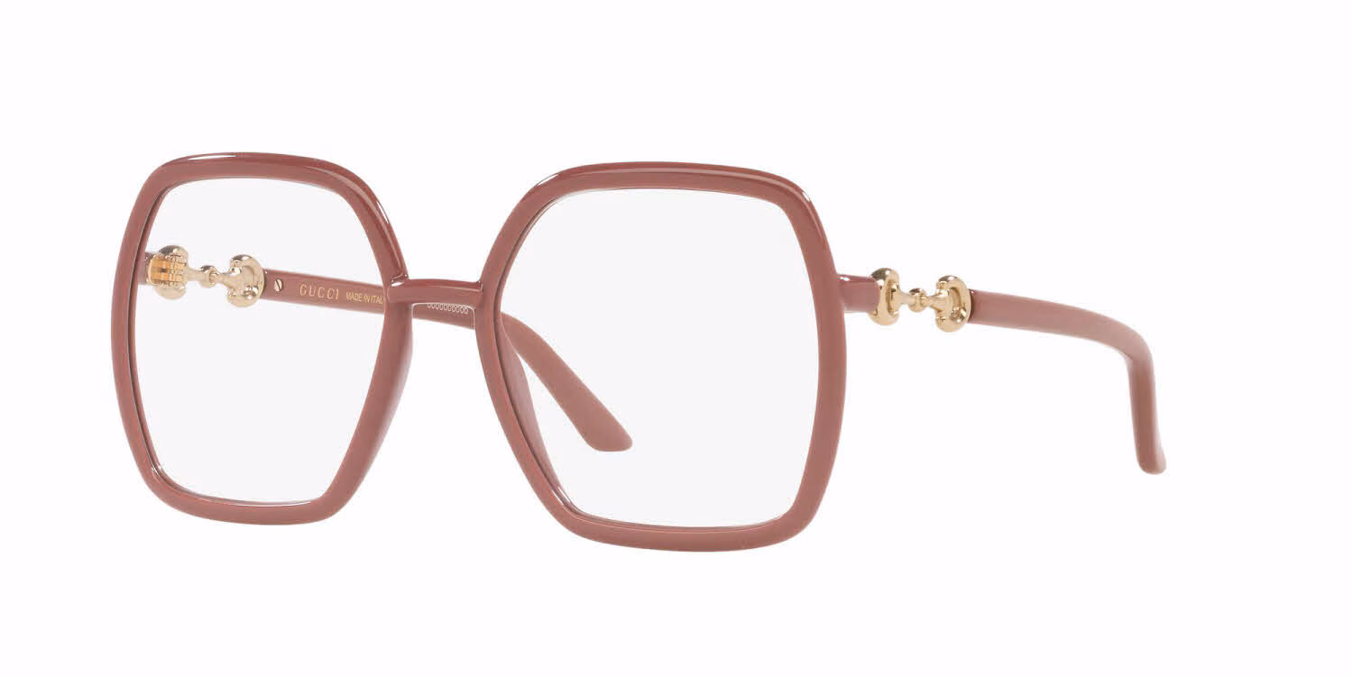Gucci GG0890O 003 Eyeglasses Pink 55mm Women