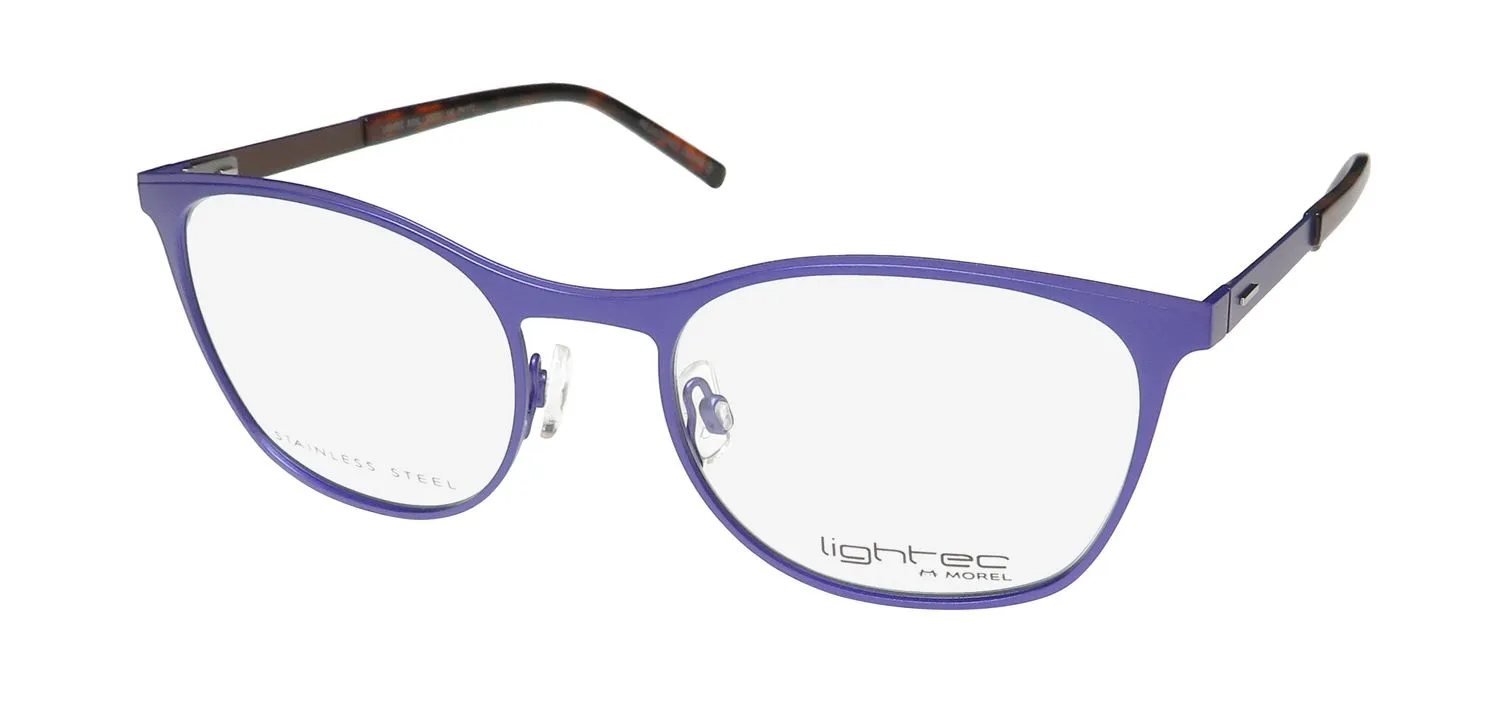 Lightec 8258l pm072 Eyeglasses Purple 53mm