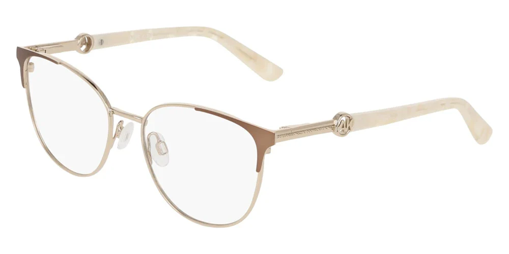 Anne Klein AK5126 200 Eyeglasses Mocha Gold 53mm Women