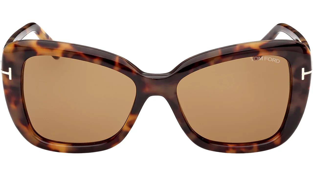 Tom Ford FT1008 55J Sunglasses Colored Havana 55mm Women 2