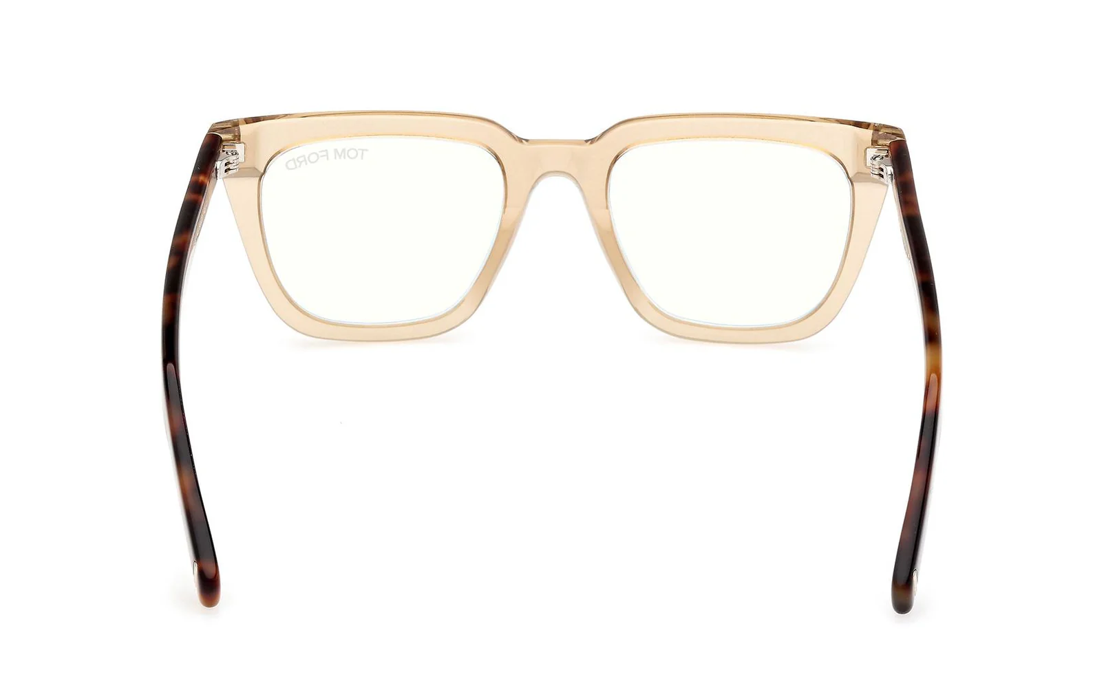 Tom Ford FT5963B 045 Eyeglasses Shiny Light Brown 50mm Men 4