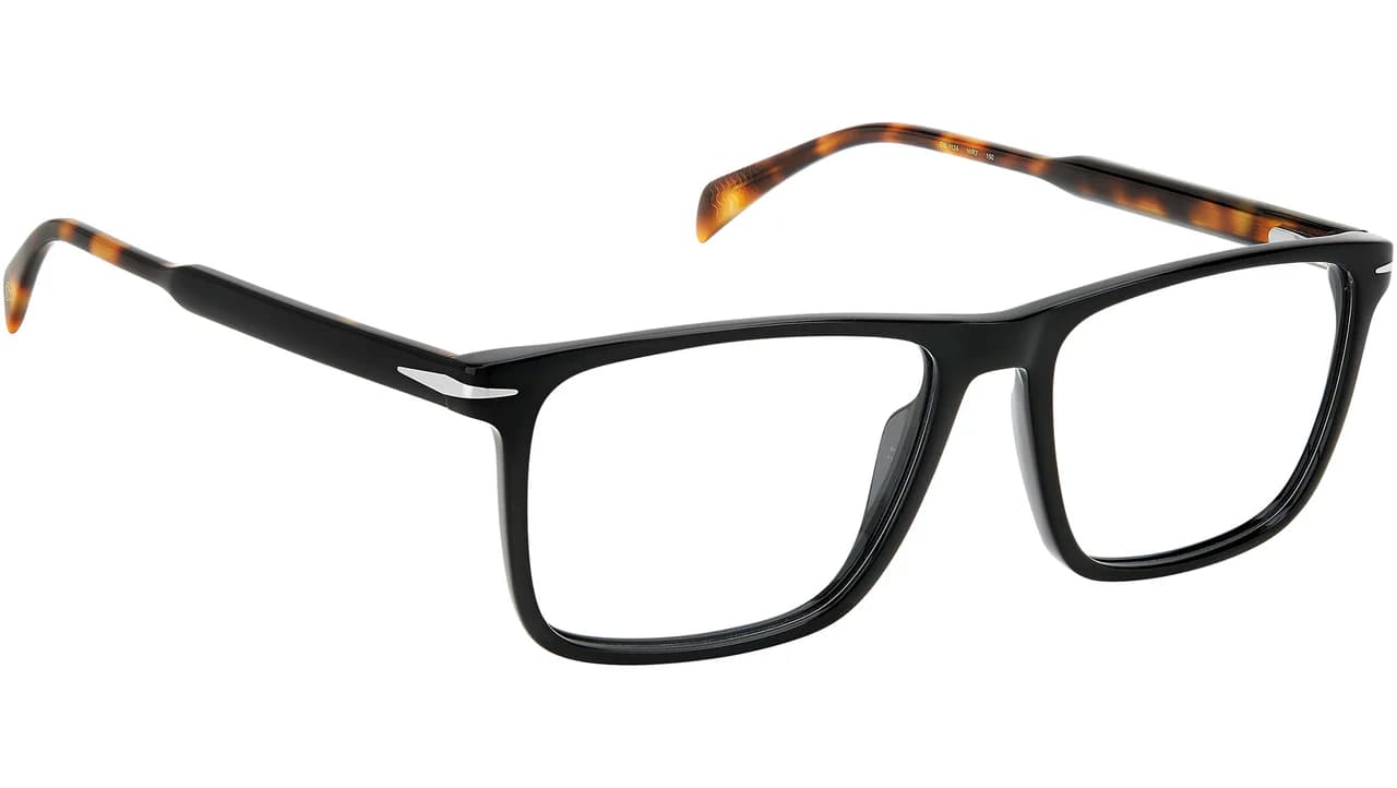 David Beckham DB 1124 0WR7 Eyeglasses Black Havana 57mm Men 3