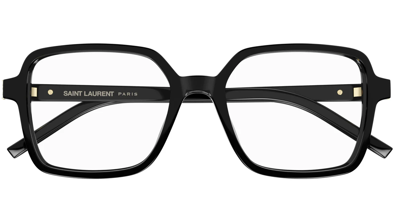Saint Laurent SL M139 001 Eyeglasses Black Transparent 54mm Women 2