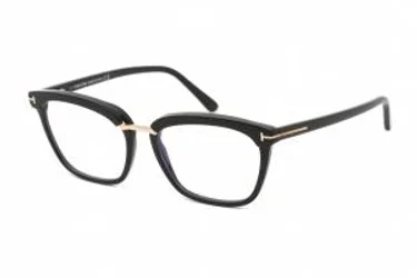 Tom Ford FT5550-B 001 Eyeglasses Shiny Black 54mm