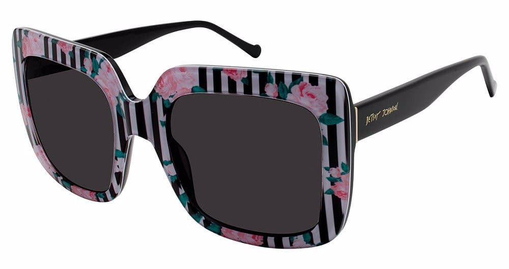 Betsey Johnson Bed of Roses Sunglasses Pink 53mm Women