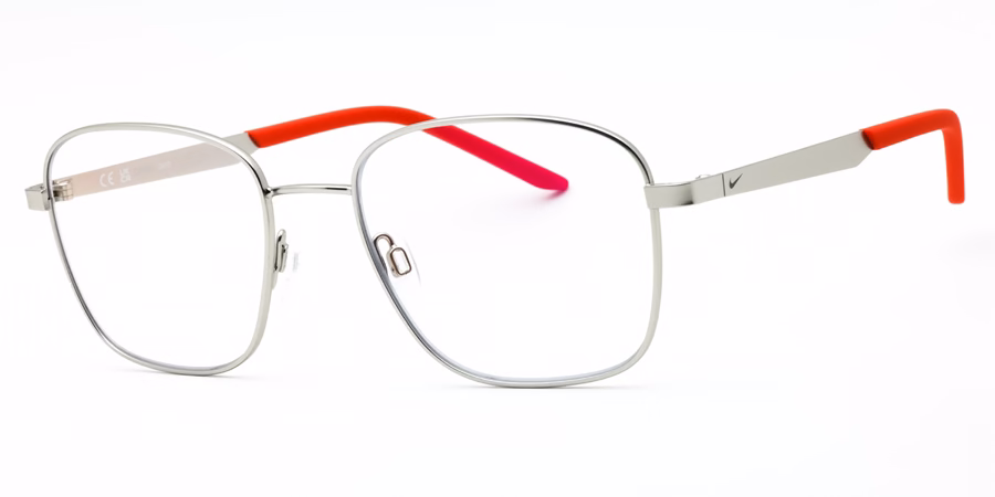 Nike TRAVELER FLOW BL IB3677X 054 Eyeglasses Satin Silver 53mm Men