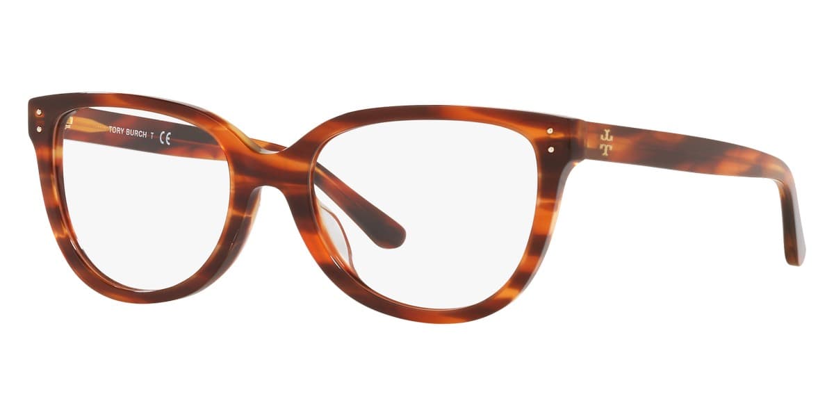 Tory Burch TY2121U 1870 Eyeglasses Amber Horn 53mm Women