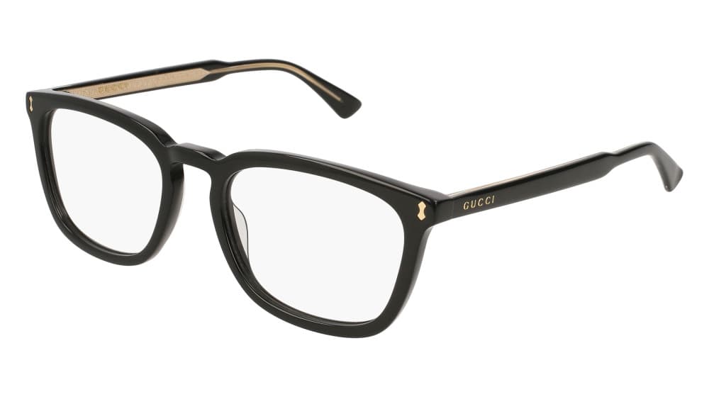 Gucci GG0126O 006 Eyeglasses Black 55mm Men
