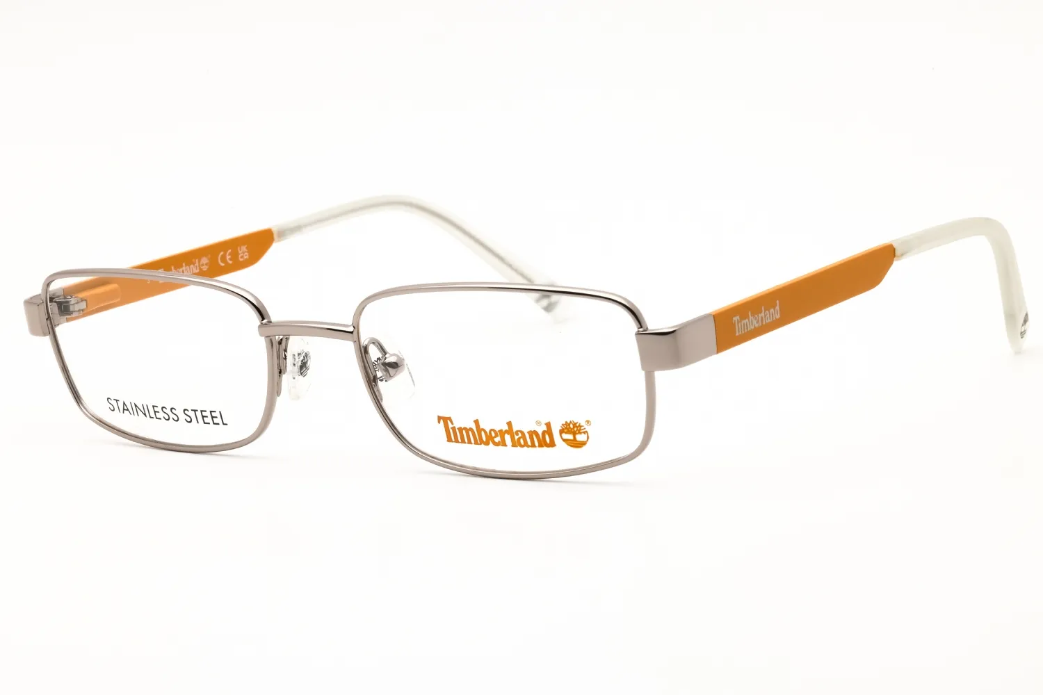 Timberland TB1828 008 Eyeglasses Shiny Gunmetal 49mm Men