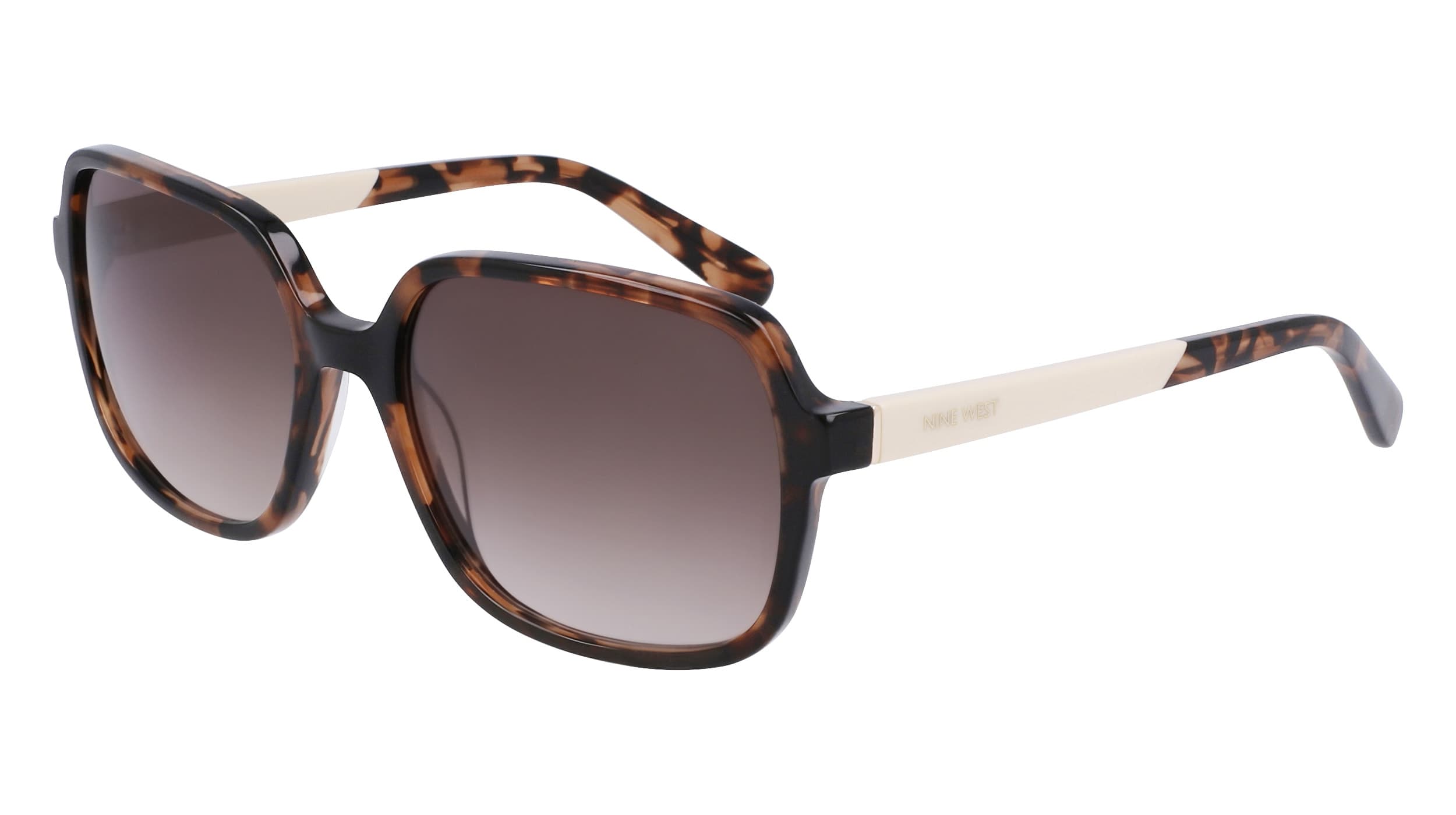 Nine West NW654S 236 Sunglasses Mink Tortoise 57mm Unisex