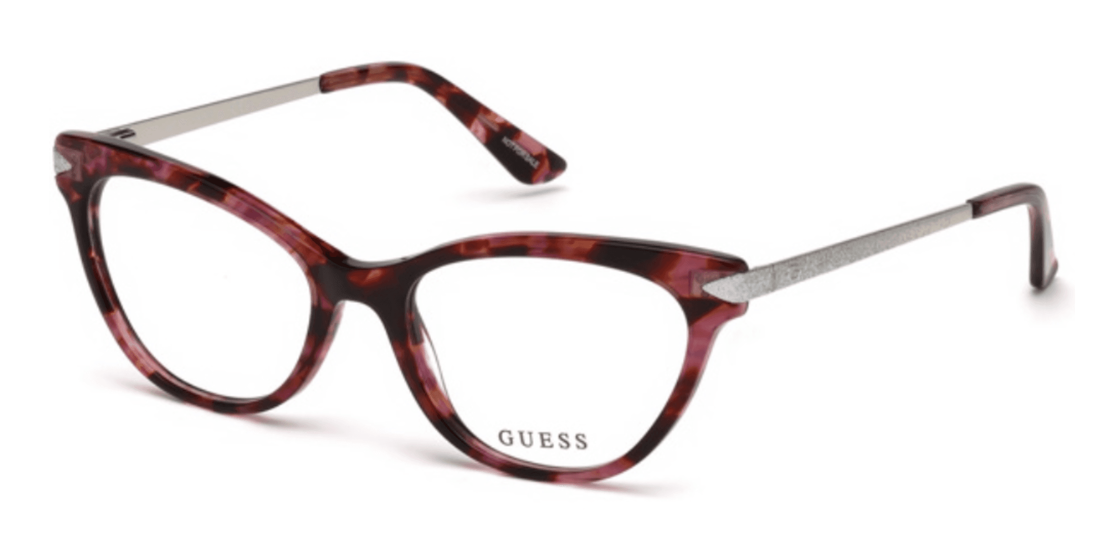 Guess GU2683 074 Eyeglasses Pink Tortoise 52mm Women