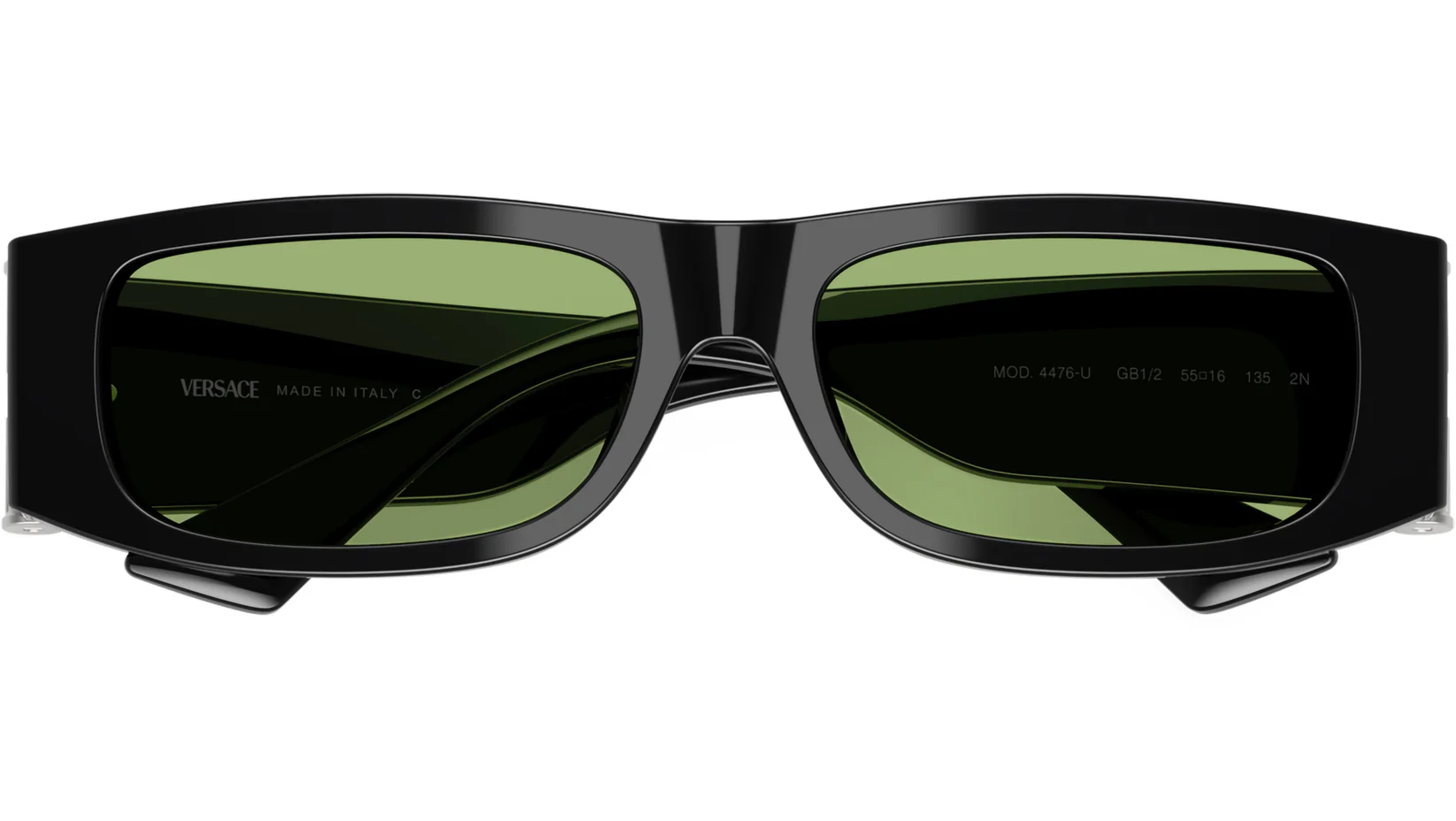 Versace 0VE4476U GB1/2 Sunglasses Black 55mm Men 5