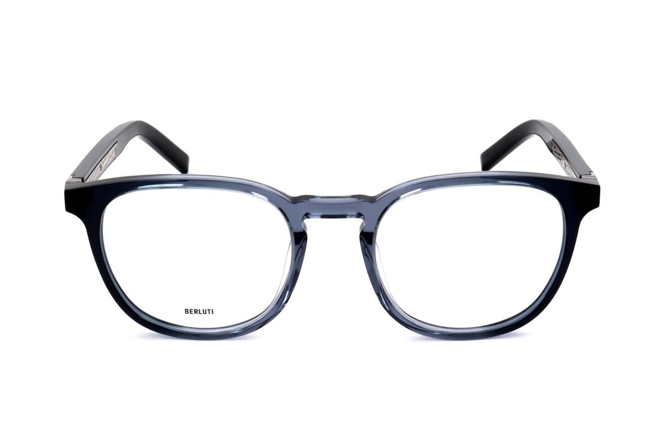 Berluti BL50002I 086 Eyeglasses Blue 51mm Men 2
