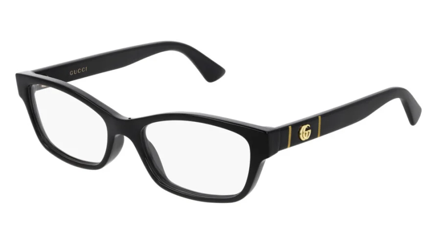 Gucci GG0098O 001 Eyeglasses Black 53mm Women
