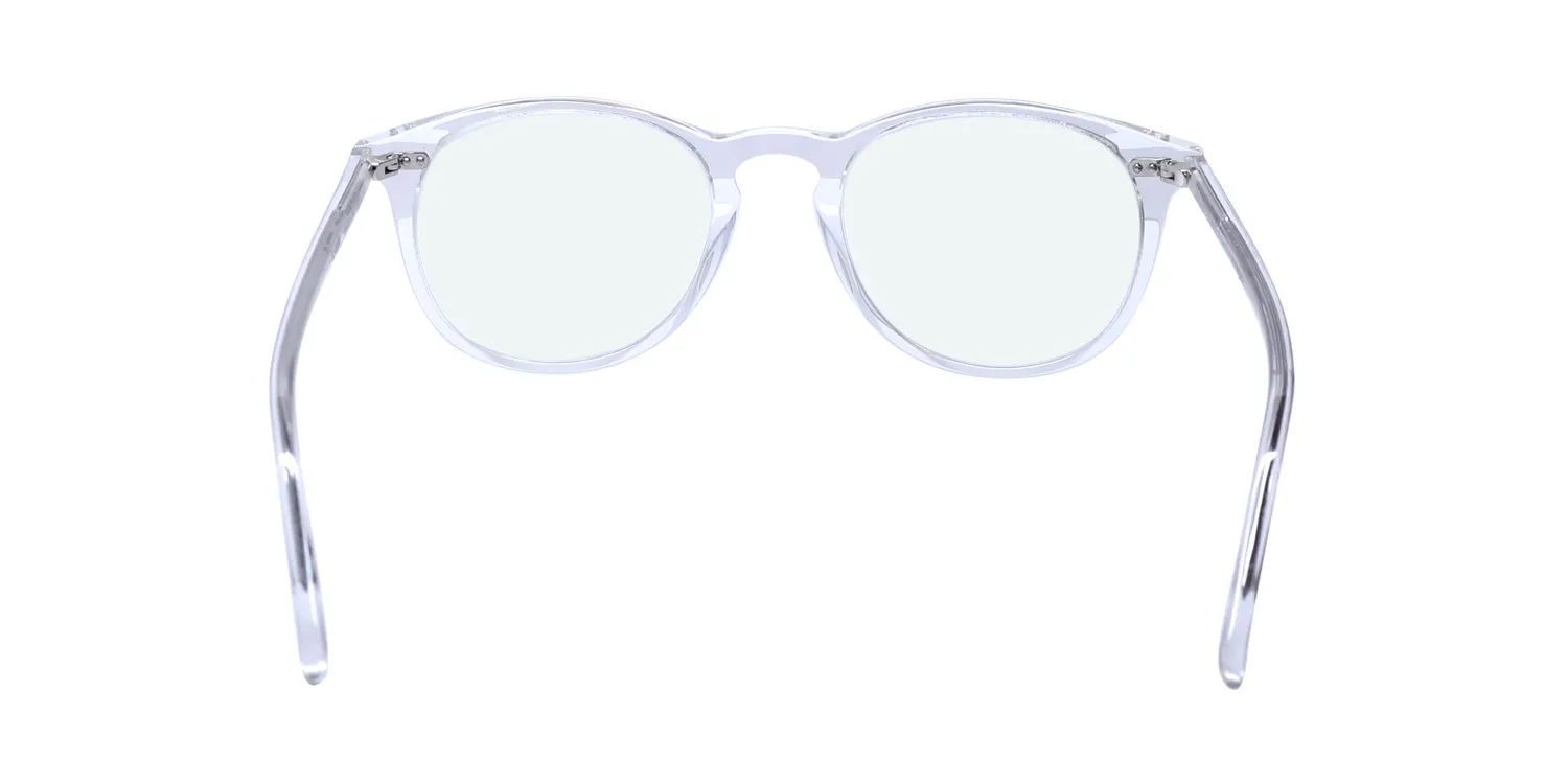 Diff Jaxson Blue Light Lens cl Eyeglasses Crystal Clear 49mm 5