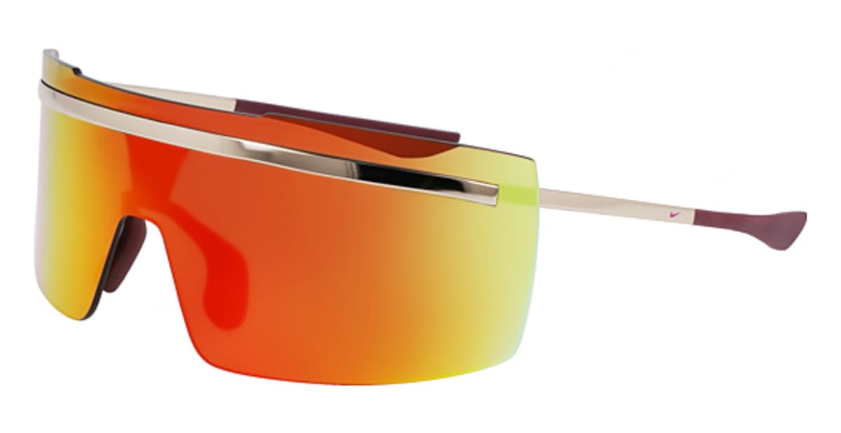 Nike ECHO SHIELD M FD1884 750 Sunglasses Gold 67mm