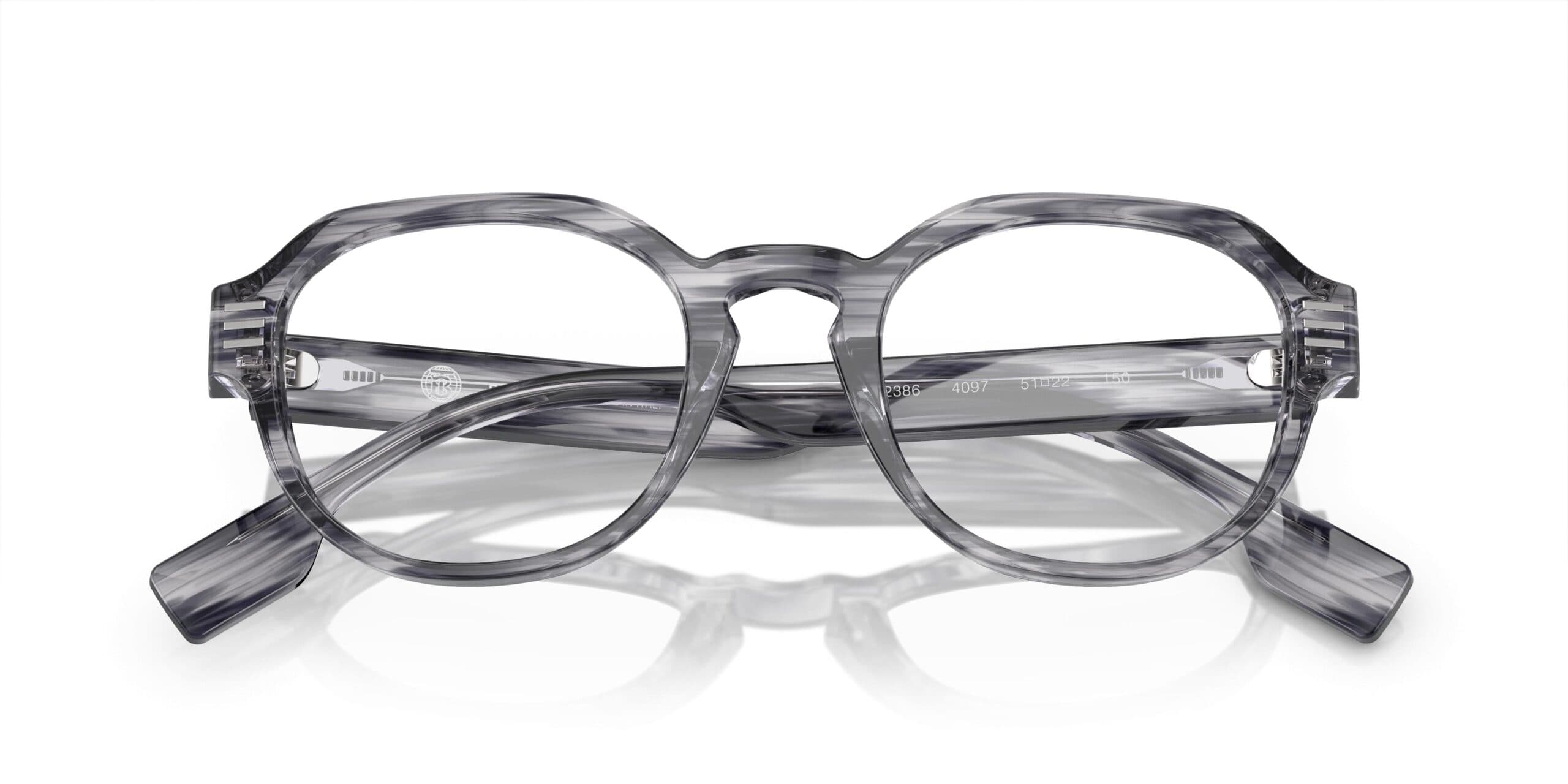Burberry 0BE2386 4097 Eyeglasses Grey 49mm Unisex 5