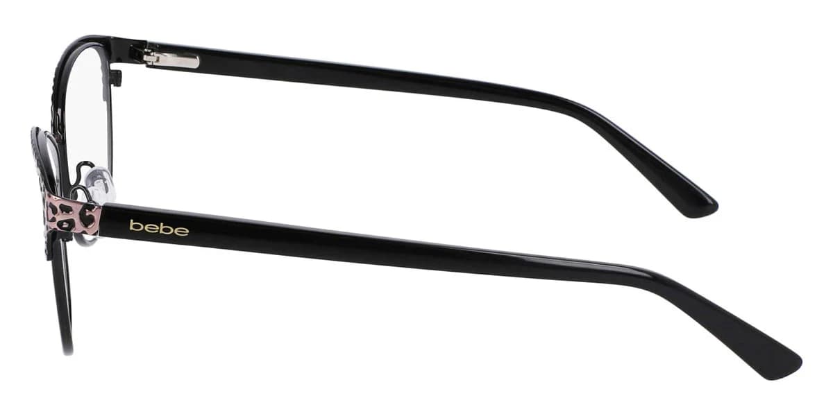 Bebe BB5202 770 Eyeglasses Rose Gold Animal 53mm Women 3
