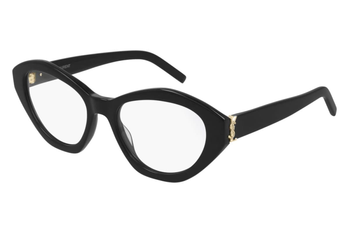 Saint Laurent SL M60 001 Eyeglasses Black 54mm Women