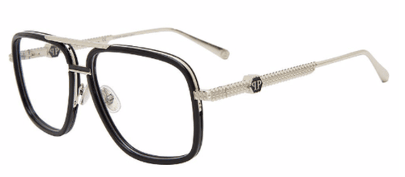 Philipp Plein VPP063M 0K07 Eyeglasses Palladium 58mm Men
